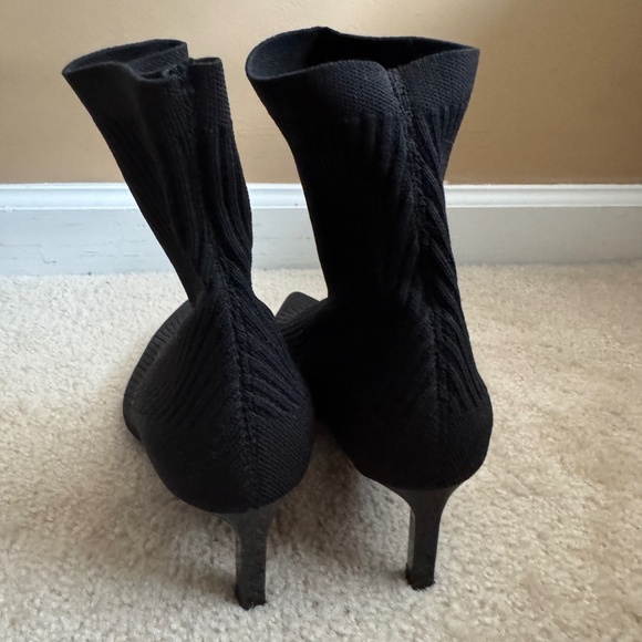 Zara Sock Pointed Toe Ankle Bootie - Picture 4 of 6